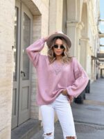 (Копія)Жіночий в’язаний кардиган синього кольору 00554 00555