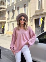 (Копія)Жіночий в’язаний кардиган синього кольору 00554 00555