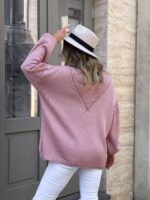 (Копія)Жіночий в’язаний кардиган синього кольору 00554 00555