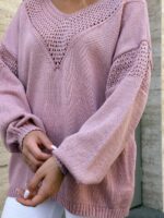 (Копія)Жіночий в’язаний кардиган синього кольору 00554 00555