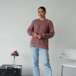 (Копія)Жіночий в’язаний однотонний светр смарагдового кольору 00592 00593