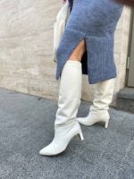 Жіноча сукня з поясом синього кольору 00575