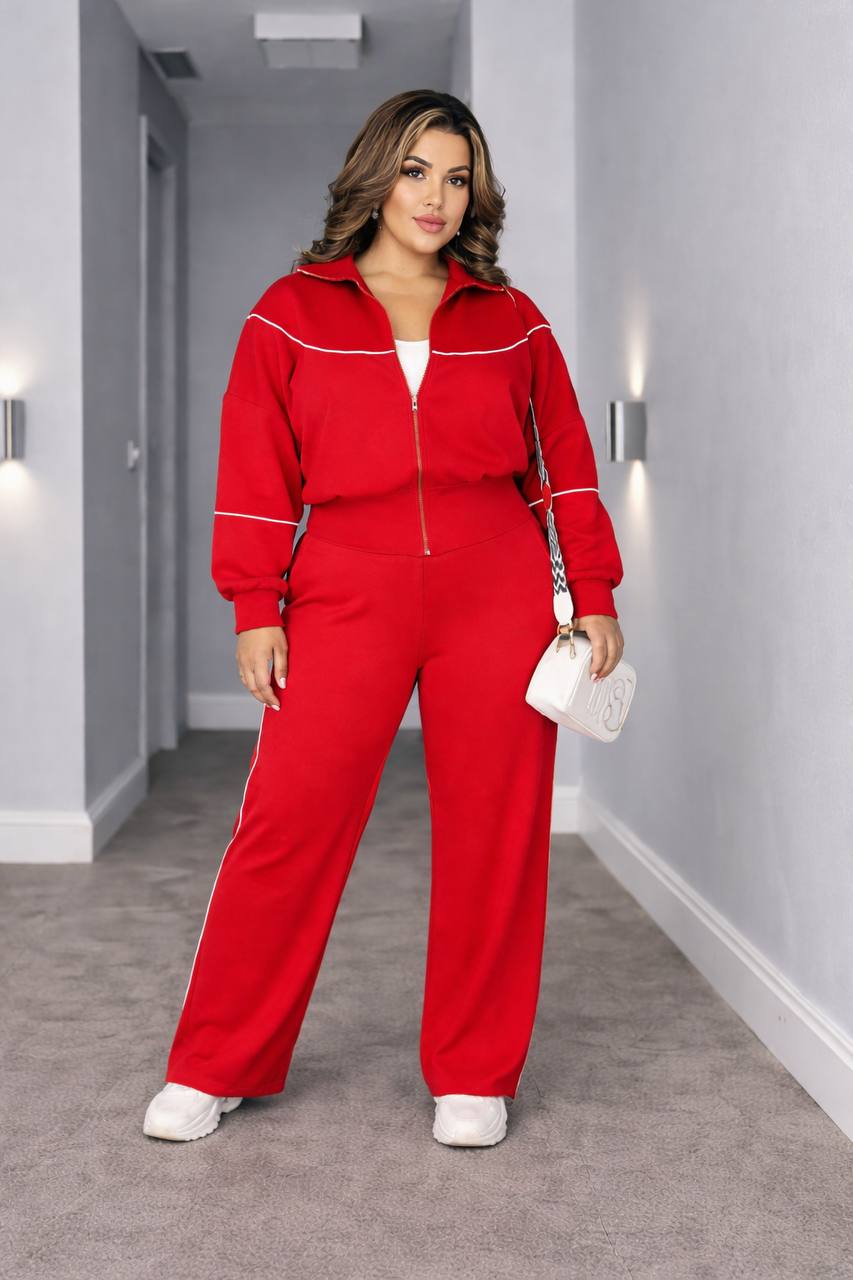 zhinochyj-trykotazhnyj-kostyum-kofta-na-blyskavczi-ta-shtany-palaczczo-chervonogo-koloru-00522-sa-292-red-1 Жіночий трикотажний костюм кофта на блискавці та штани палаццо червоного кольору 00522