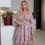 (Копія)Жіноча літня сукня блакитного кольору 00703 00704