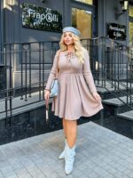 (Копія)Жіноча та стильна сукня блакитного кольору 00765 00766