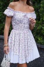 Жіноча літня сукня білого кольору 00867
