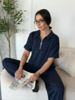 (Копія)Жіночий костюм sport-casual бордового кольору 01165 01166