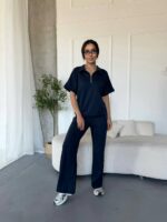 (Копія)Жіночий костюм sport-casual бордового кольору 01165 01166