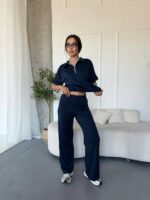 (Копія)Жіночий костюм sport-casual бордового кольору 01165 01166