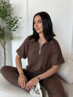 (Копія)Жіночий костюм sport-casual чорного кольору 01167 01168