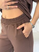 (Копія)Жіночий костюм sport-casual чорного кольору 01167 01168