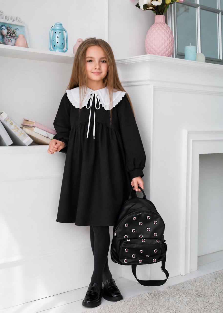 dytyacha-suknya-vilnogo-kroyu-chornogo-koloru-90037-svn-774-1379-black-1 Дитяча сукня вільного крою чорного кольору
