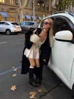 (Копія)Жіночий кардиган оверсайз із тканини альпака сірого кольору 01212 01213