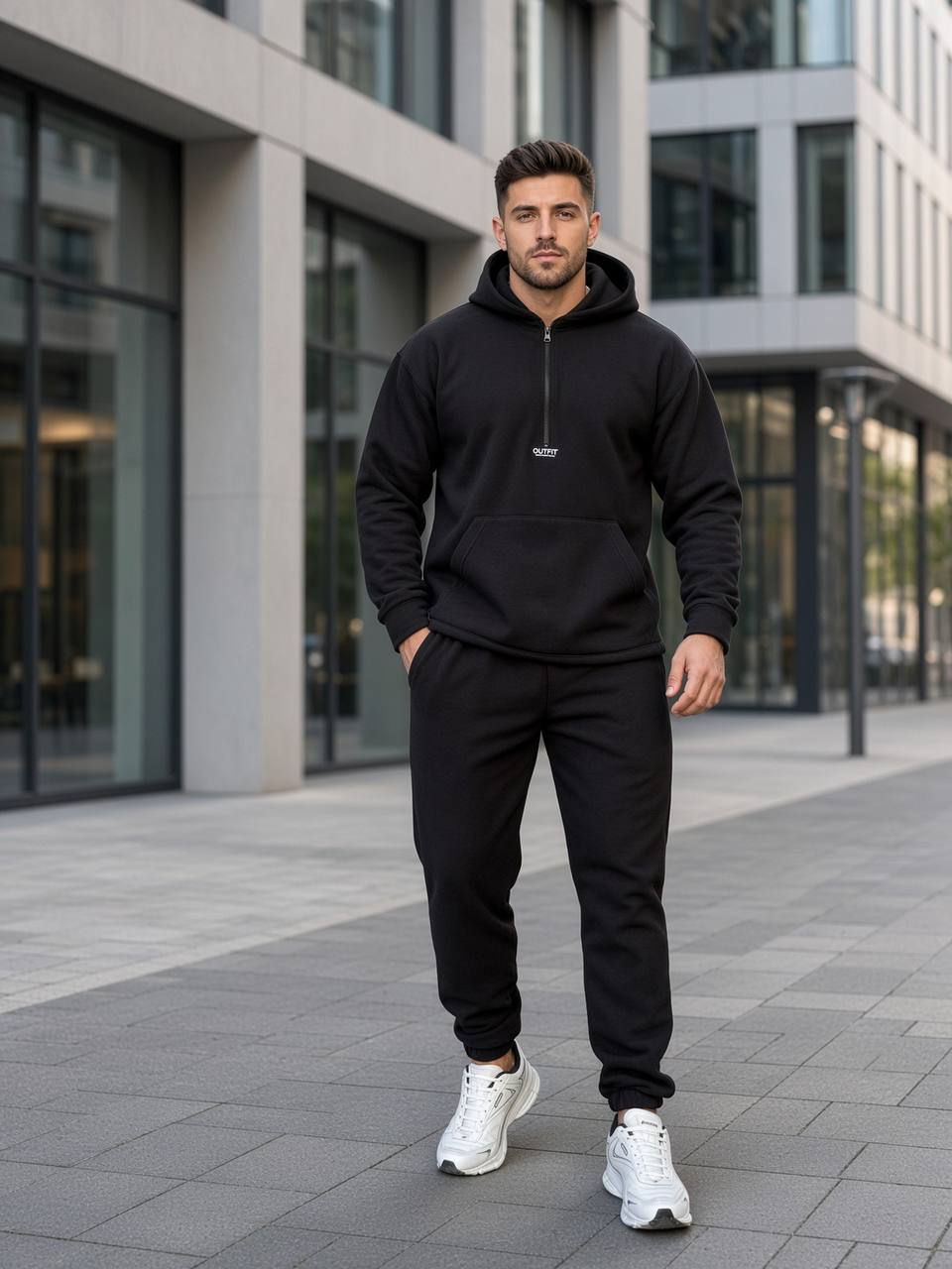 cholovichyj-sportyvnyj-kostyum-z-kapyushonom-chornogo-koloru-90371-ams-9500-black-1 Чоловічий спортивний костюм з капюшоном чорного кольору