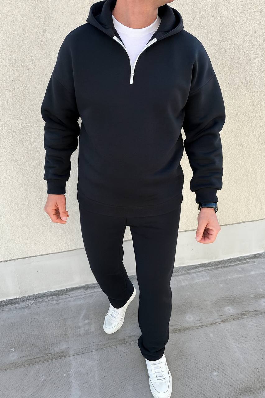 cholovichyj-sportyvnyj-kostyum-z-kapyushonom-chornogo-koloru-90629-saf-751-black-1 Чоловічий спортивний костюм з капюшоном чорного кольору