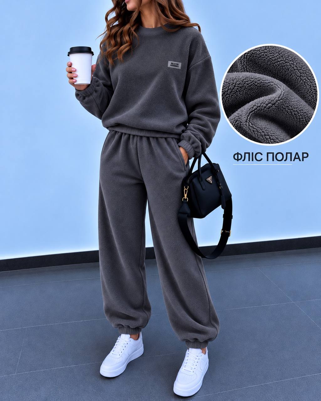 zhinochyj-flisovyj-kostyum-z-manzhetamy-grafitovogo-koloru-90799-ao-891-graphite-1 Жіночий флісовий костюм з манжетами графітового кольору